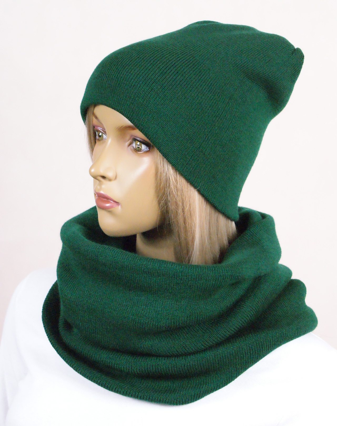 KOMPLET CZAPKA + KOMIN _SZAL_TUBA # 46 Materiał dominujący akryl