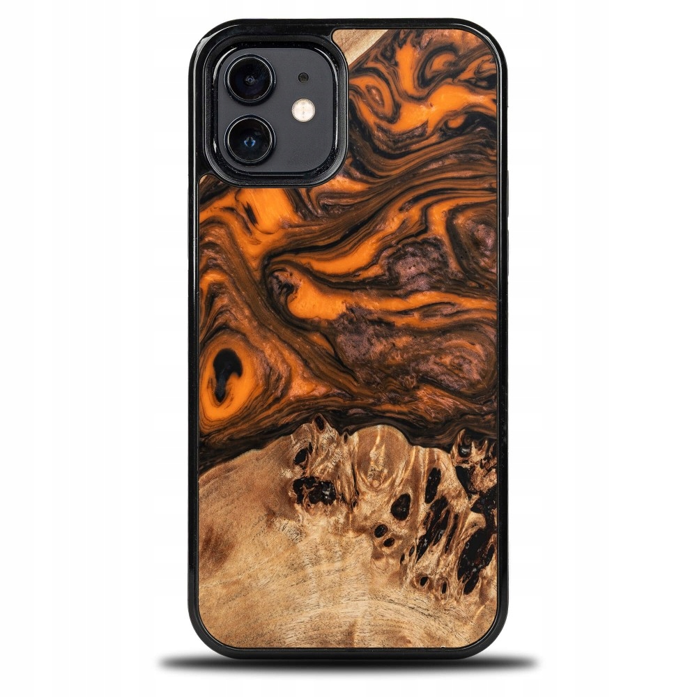 Pouzdro Bewood Unique pro iPhone 12 12 Pro oranžový