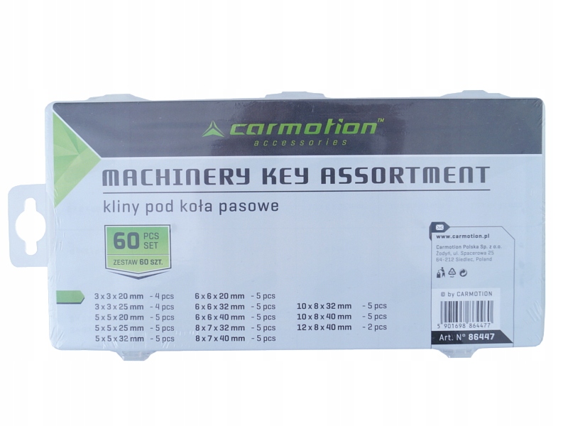 KLINY DO KÓŁ PASOWYCH 60szt ETUI 13 ROZMIARÓW Typ samochodu Samochody osobowe