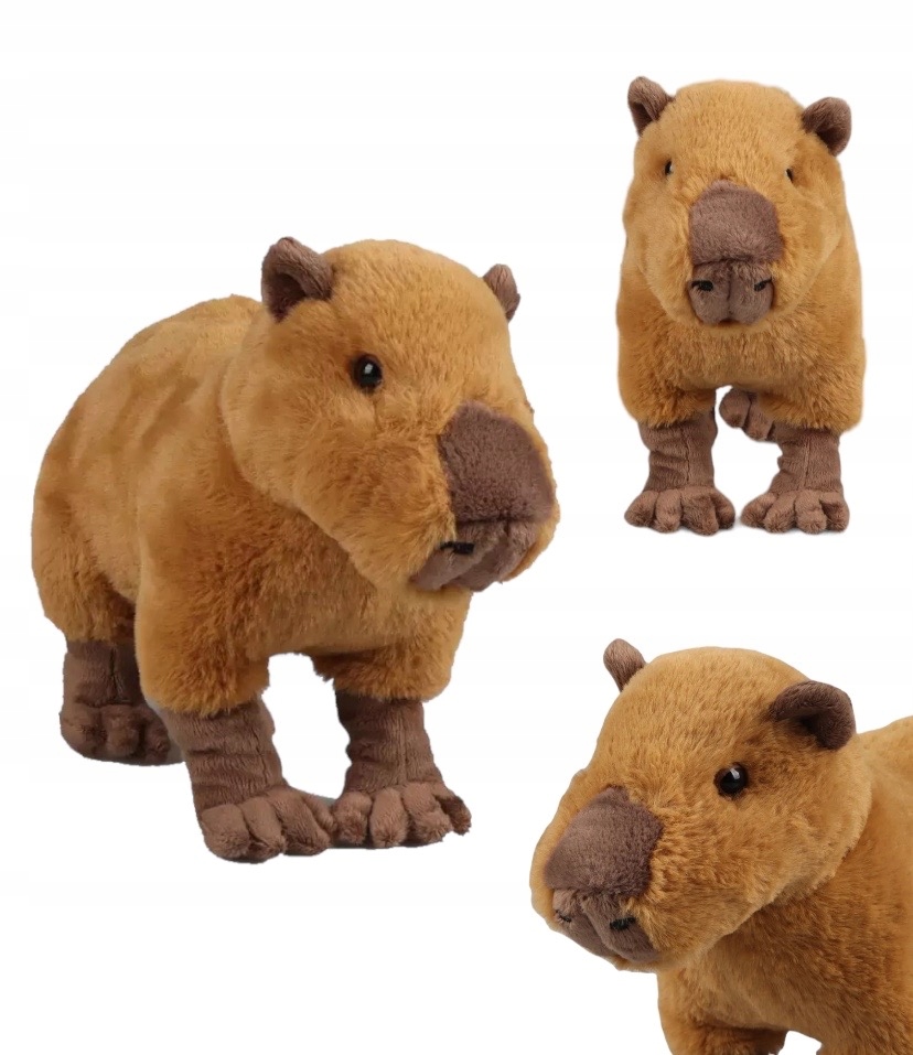 PLUSZAK KAPIBARA CAPYBARA MASKOTKA DLA DZIECI 30CM