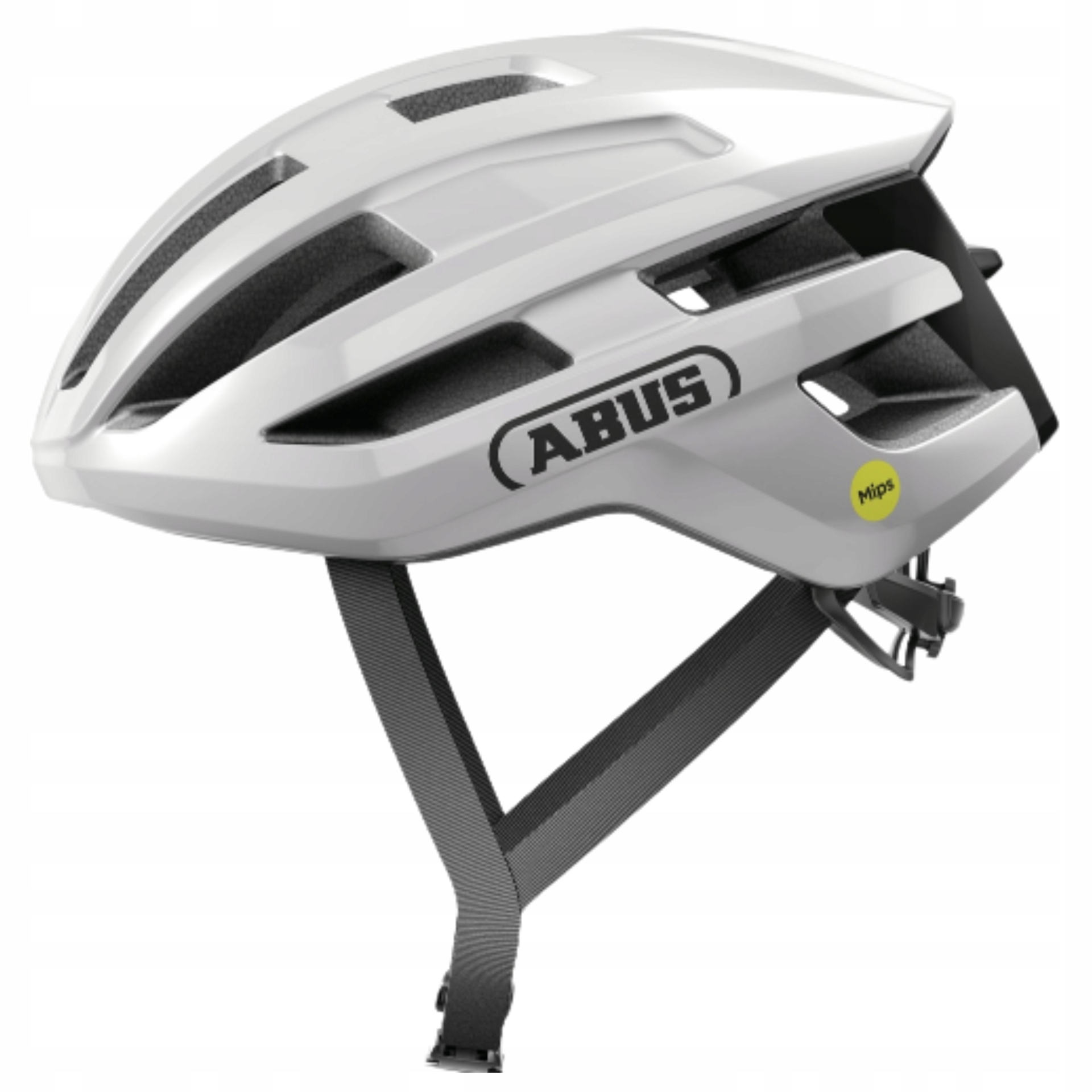 Kask rowerowy na hulajngę Abus Powerdome Mips Shiny White L 57-61cm