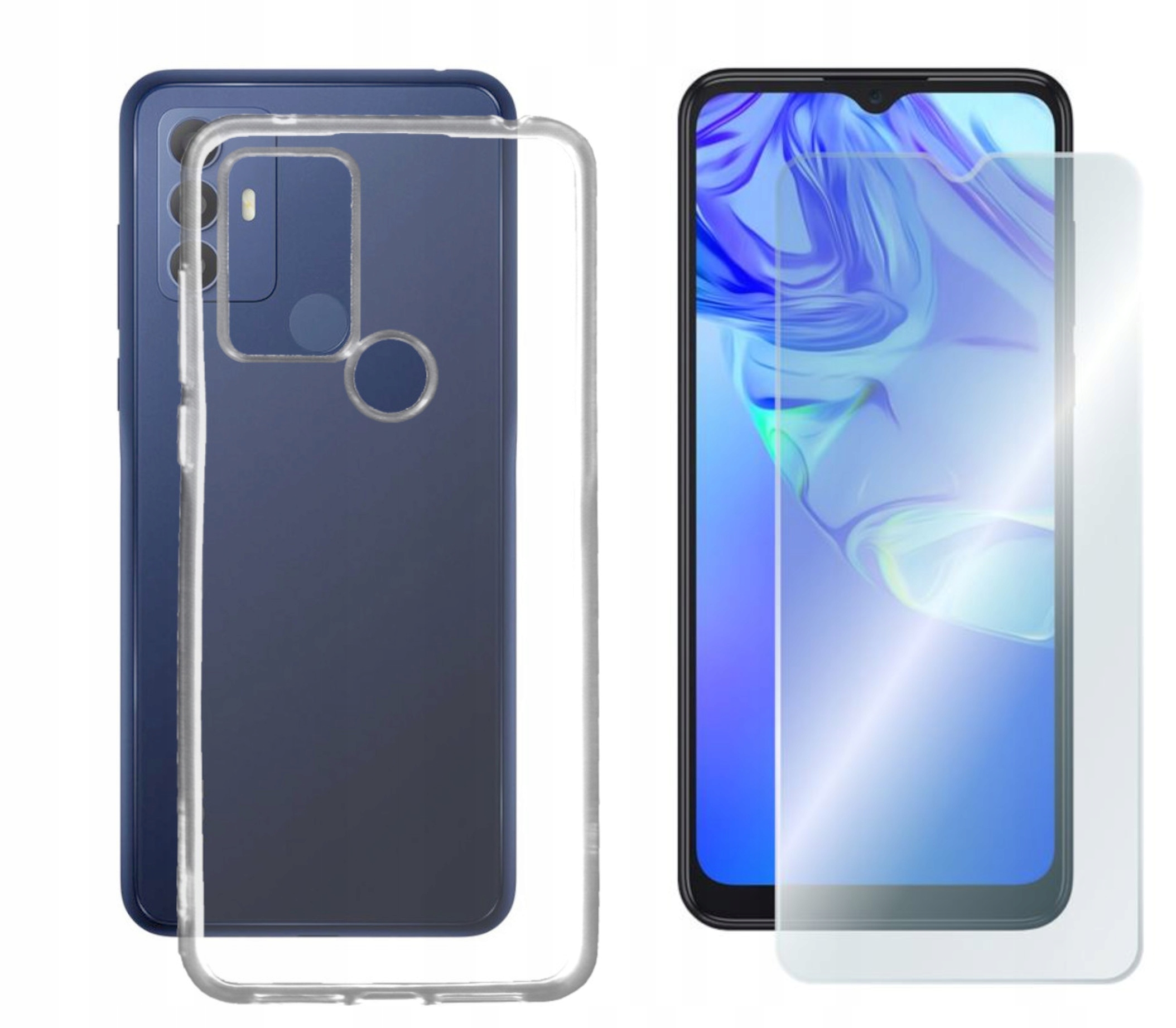 

Etui Jelly Case do Tcl 306 6102H bezb 1 mm +szkło