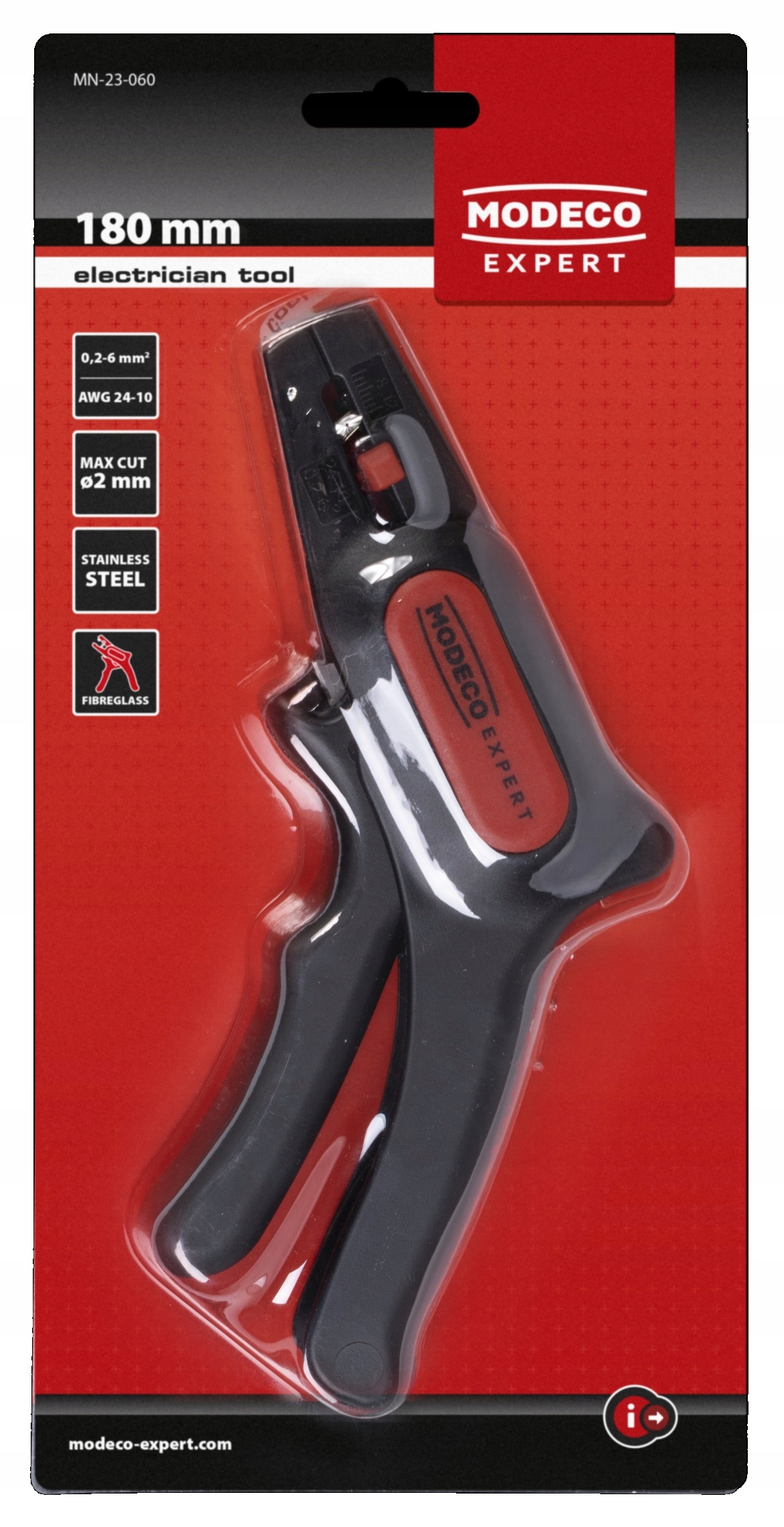 Automatyczny ściągacz izolacji 180 mm 0,2-6mm² Stan opakowania oryginalne