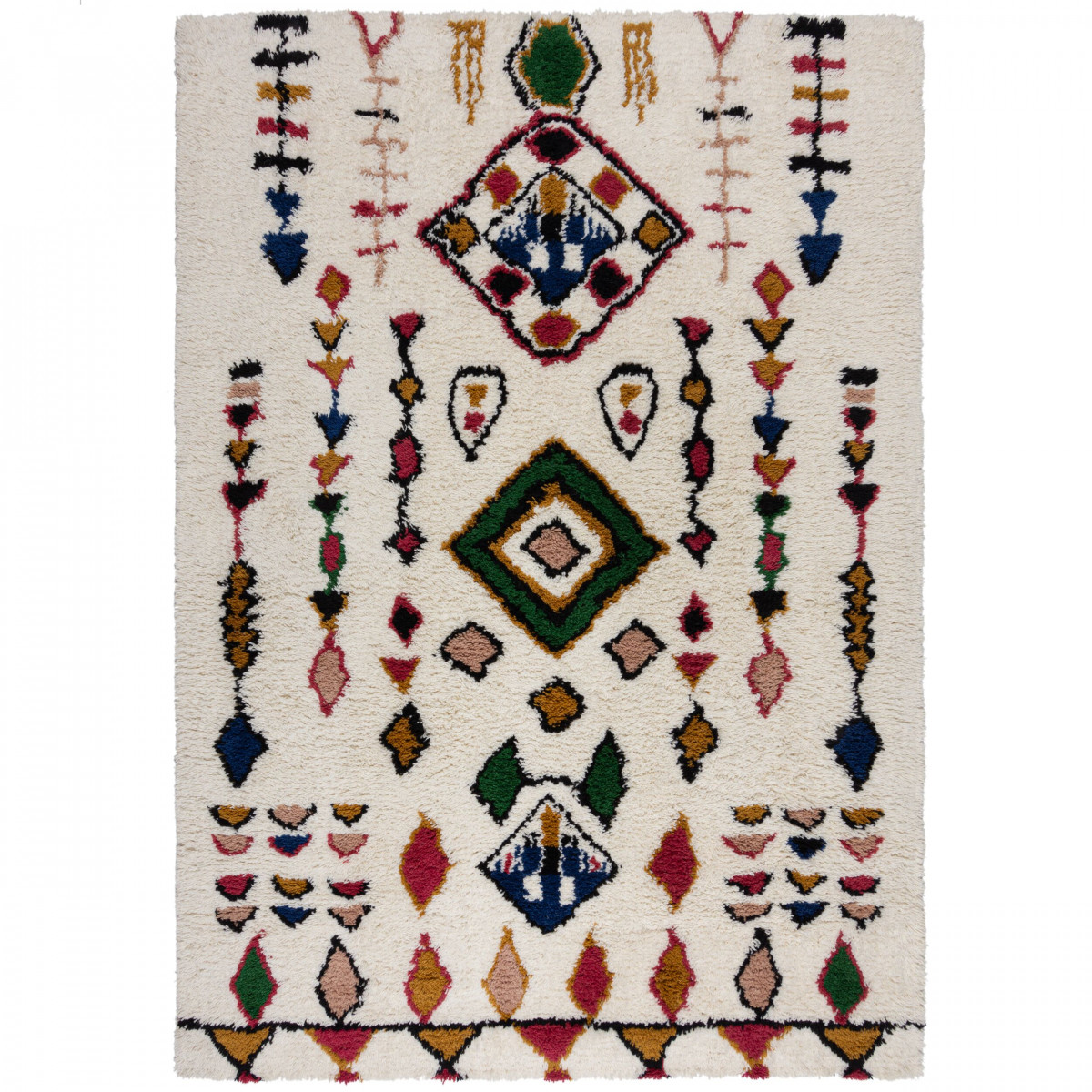 160x230 Kusový koberec Moroccan Fes Shaggy Multi