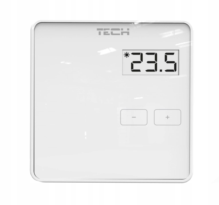 STEROWNIK TECH R-10B PRZEWODOWY REGULATOR POKOJOWY DWUSTANOWY BIAŁY Marka Tech