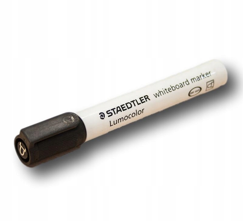 CZARNY marker suchościeralny LUMOCOLOR Staedtler Kolor czarny
