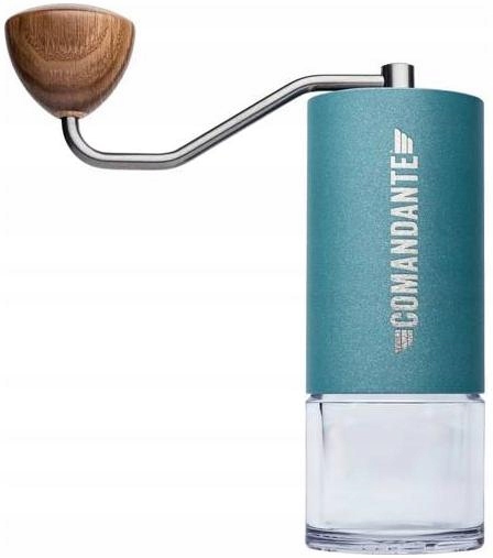 Ručný mlynček na kávu Comandante C40 MK4 Nitro Blade Alpine Lagoon