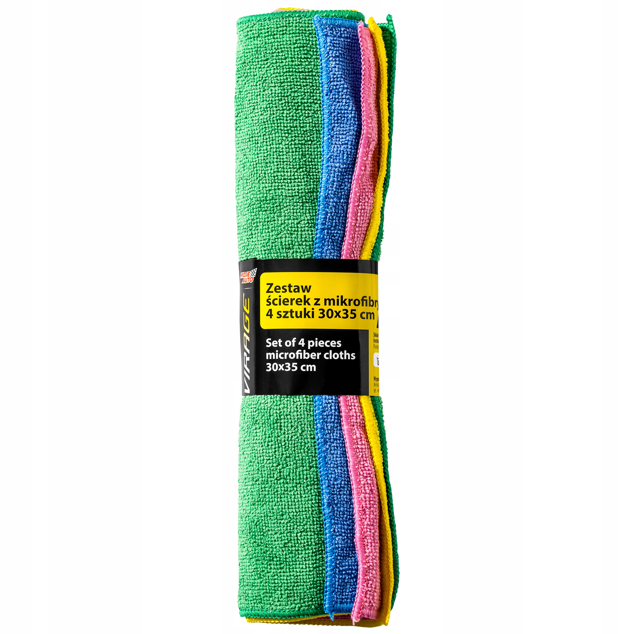 Ściereczki Z Mikrofibry 30 x 35 CM 4 Szt Moje Auto