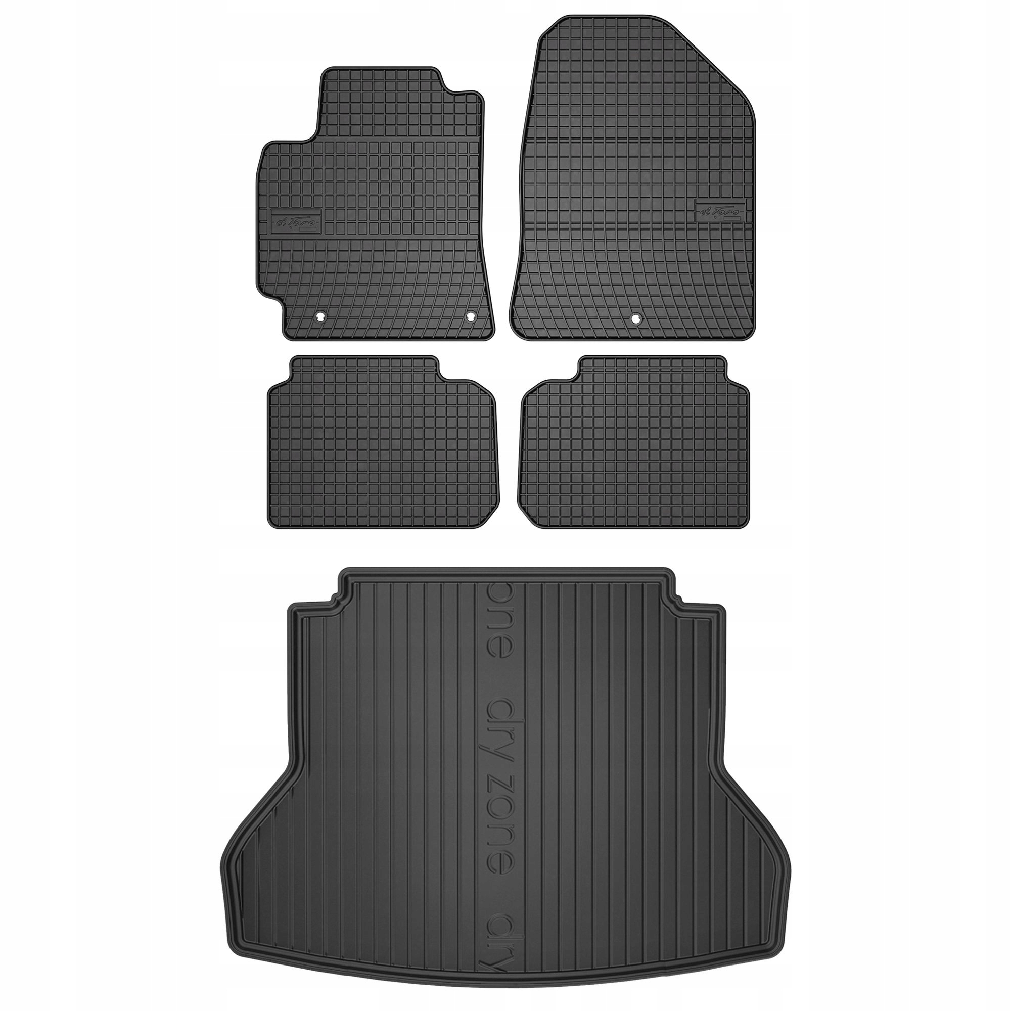 Gumové rohože a rohože Hyundai Elantra VI 2015-2020