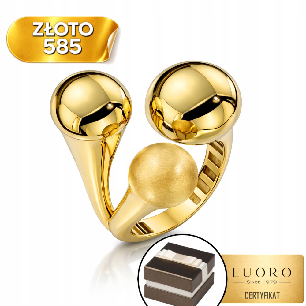 Prstýnek Zdobený Kuličkami, Oválný, Elegantní, Jemný, R12