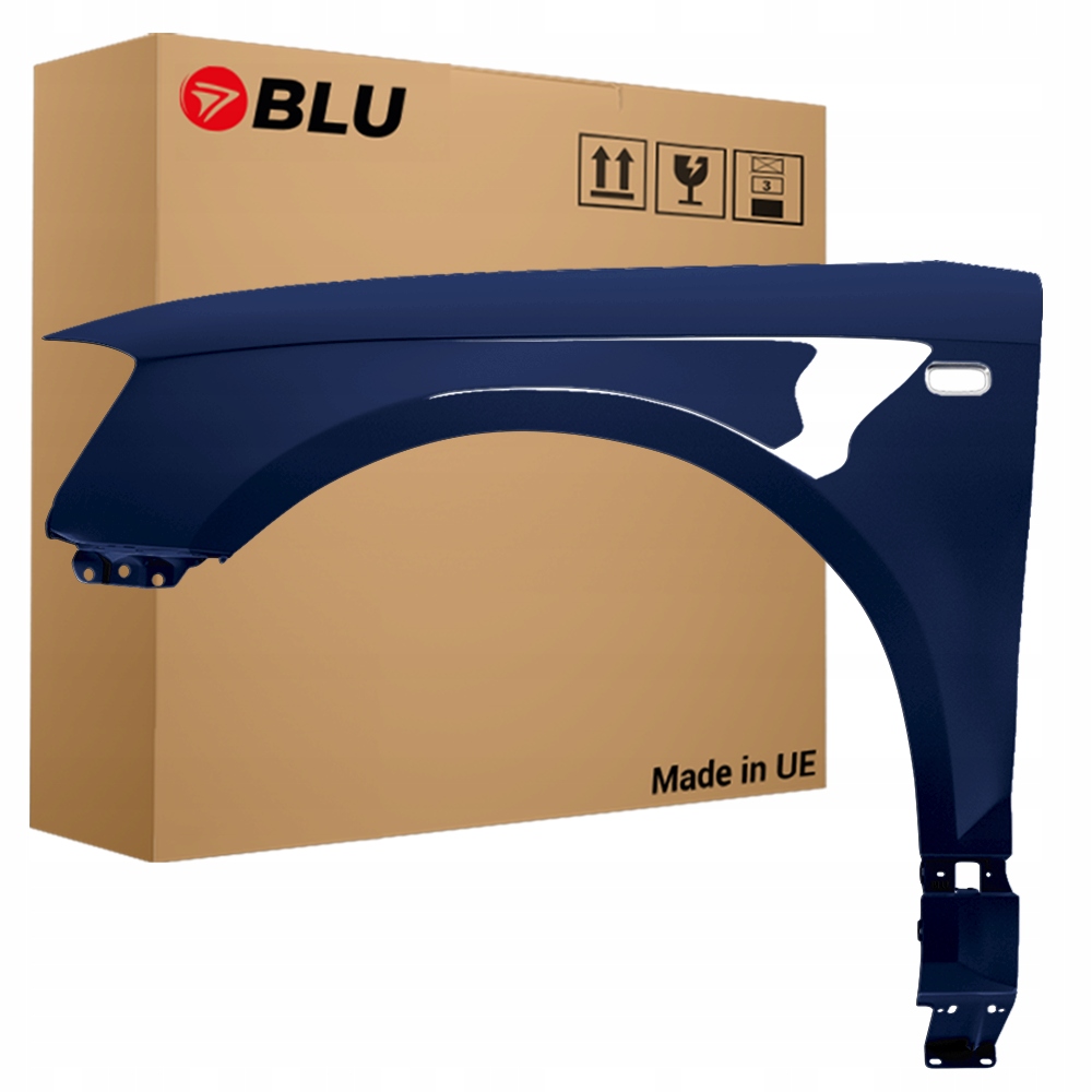 Blu Blatník Audi A3 8P LZ5A levý modrý 03-08 přední TiefSeeBlau