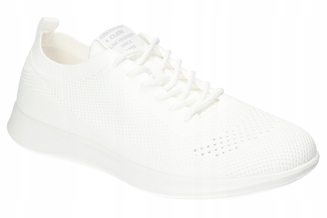 American Club AA41 Lehké Adidasky, Sportovní Boty, Dámské Boty, Bílé 39