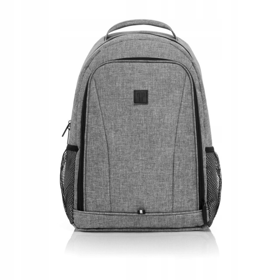 Szary zestaw 2w1 plecak i mała torebka na ramię Liczba kieszeni 3