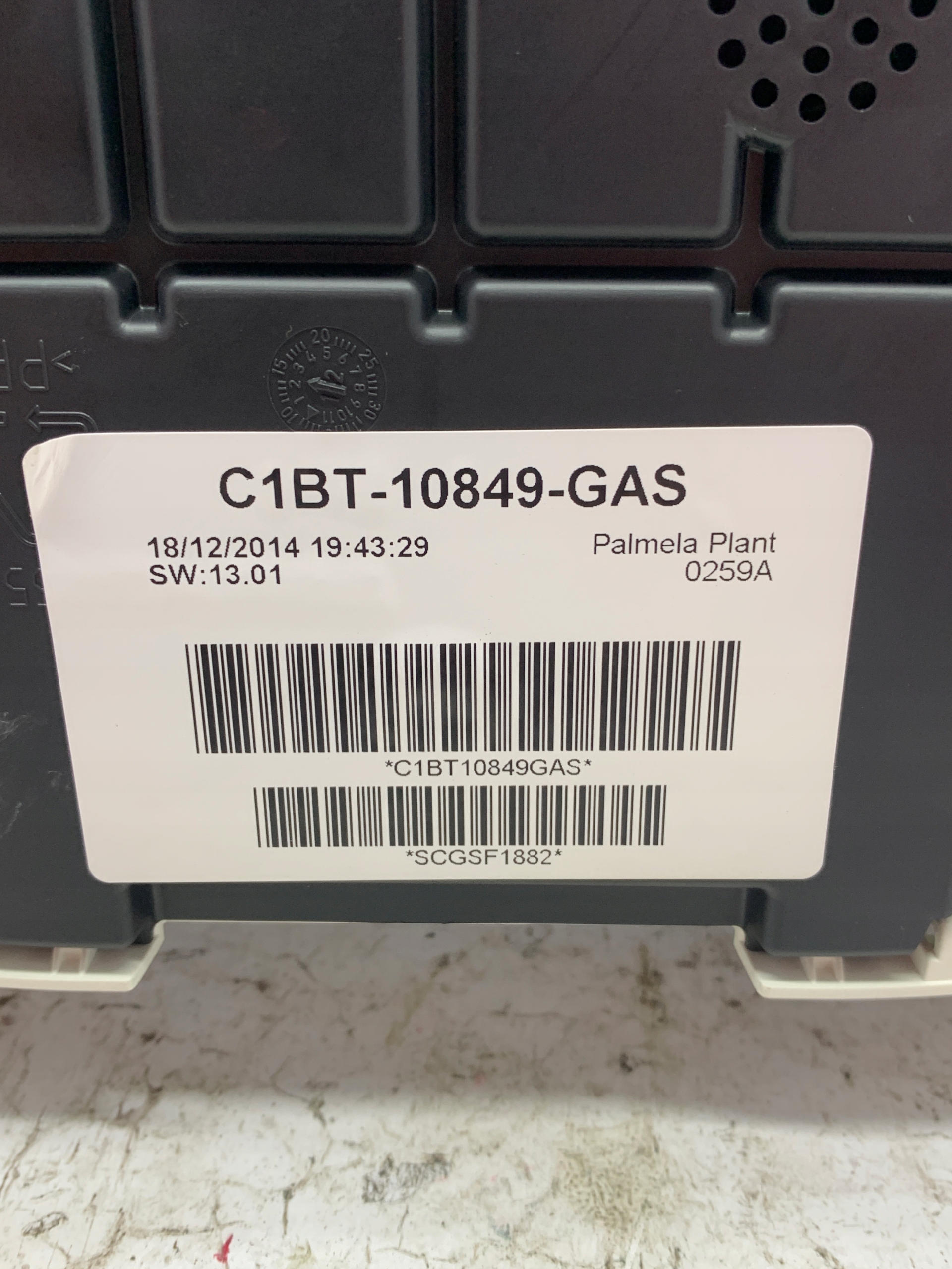dials dials C1BT-10849-GAS FORD B-MAX (2012-2017)