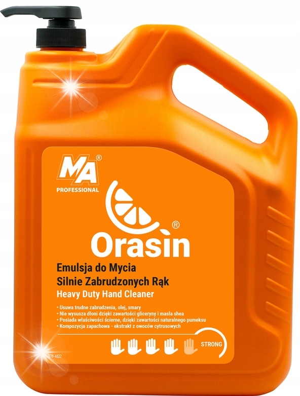 Emulsja Do silnie zabrudzonych Rąk 5,5KG Ma Professional Orasin Z Pumeksem