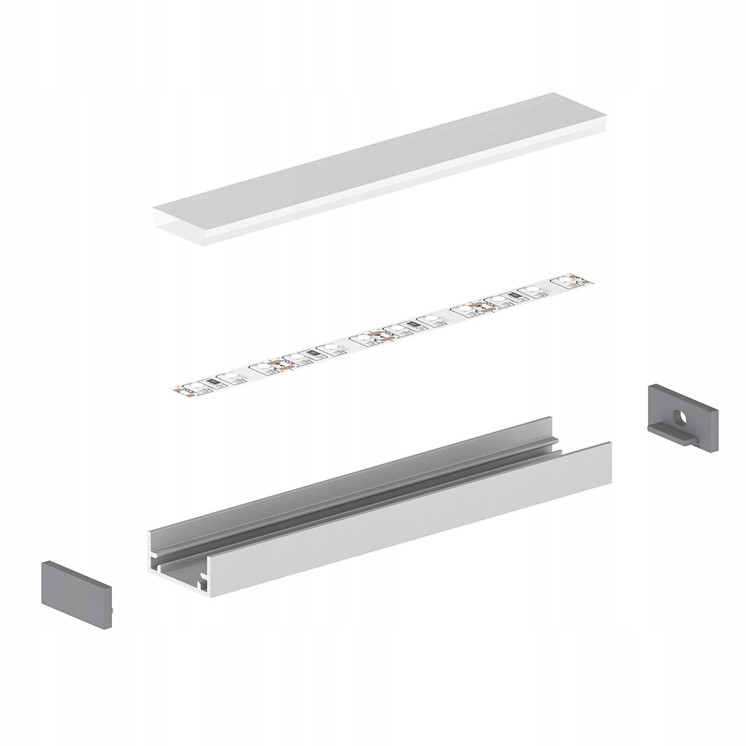 KLOSZ C5 DO PROFILU WODOODPORNEGO P11-1/2 IP67 1M Marka Tech-Light