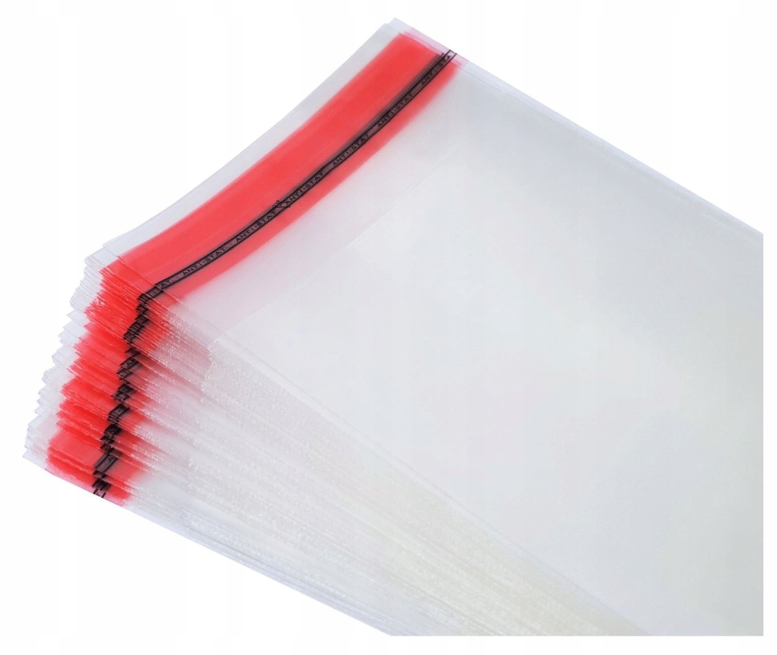 

Torebki Foliowe celofanowe Z Klejem taśmą 35x45+5