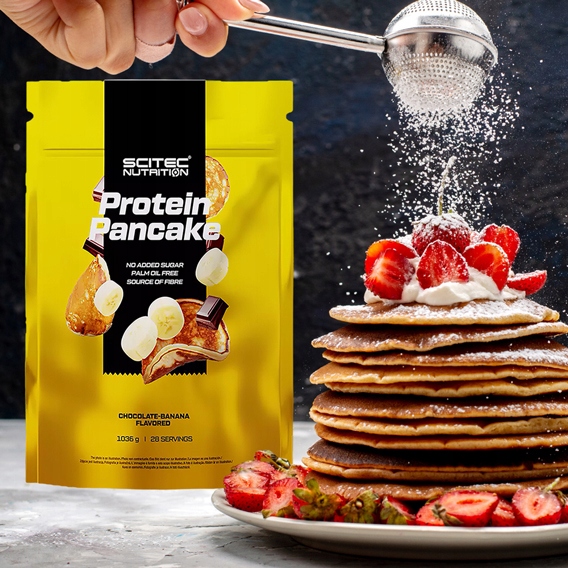 SCITEC Protein Pancake 1036g Wysokobiałkowa Mieszanka 29g Białka Bez Cukru — 6