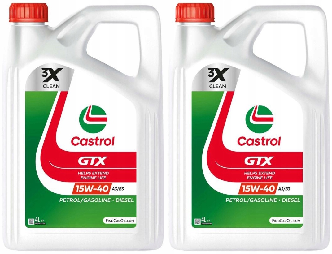 OLEJ SILNIKOWY CASTROL GTX 15W40 A3/B4 8L