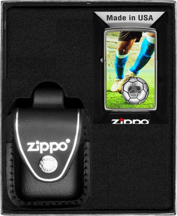 Sada Zippo Zapalovač Soccer Player Dárkový No3
