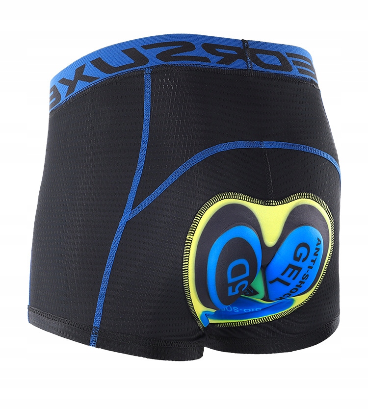 SPODENKI ROWEROWE Z WKŁADKĄ ŻELOWĄ 5D szorty KOLARSKIE NA ROWER SPORTOWE XL Cechy dodatkowe wkładka