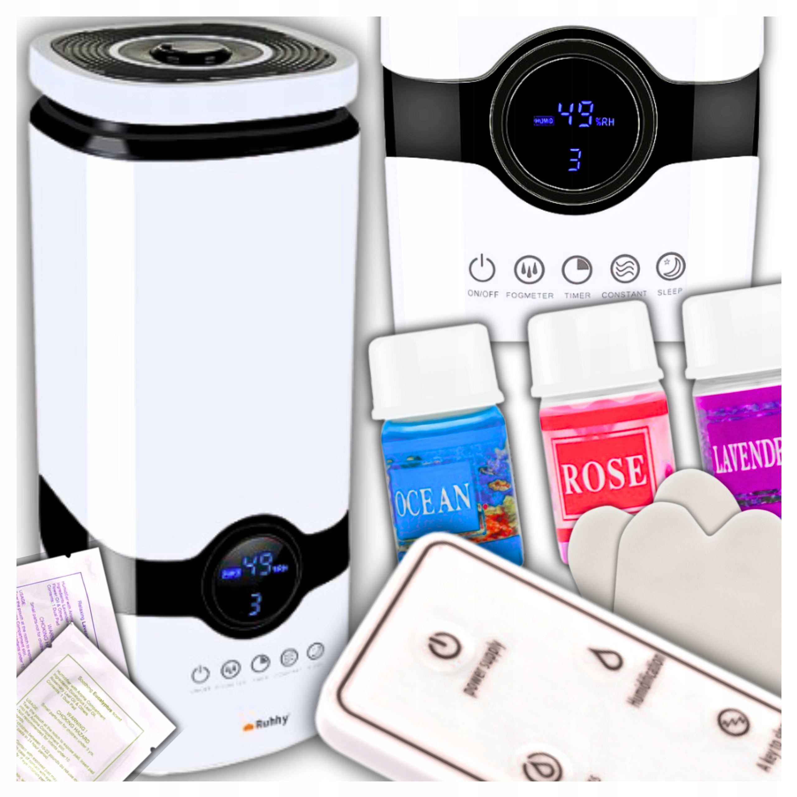 Ultrazvukový zvlhčovač vzduchu Difuzér Aromaterapie Aromaterapeutický difuzér