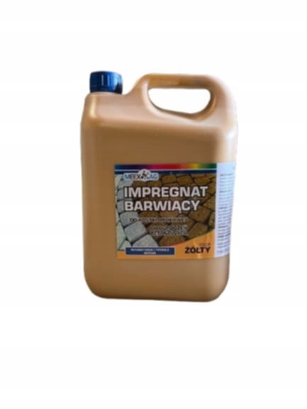 Impregnat barwiący farba do betonu kostki brukowe kolor Żółty 5L