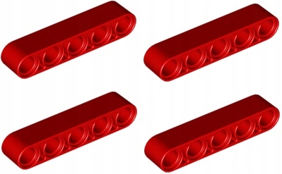 

4You Lego Technic 32316 Lift 1X5 Czerwony (4szt)