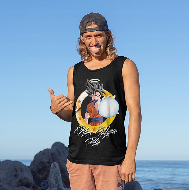 TANK TOP DRAGONBALL KAME HAME HA Rozmiar XL