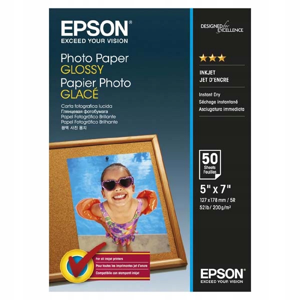 

Papier foto Epson 50 szt. 200 g/m² błyszczący