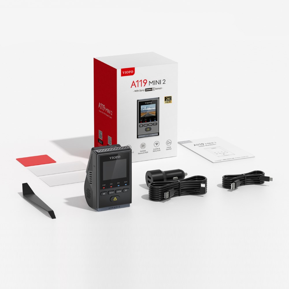 Rejestrator trasy VIOFO A119 MINI 2-G GPS Komunikacja Bluetooth GPS Wi-Fi