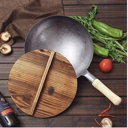 PATELNIA DO CHIŃSKICH DAŃ WOK GŁĘBOKA 30CM STAL EAN (GTIN) 5904734405146