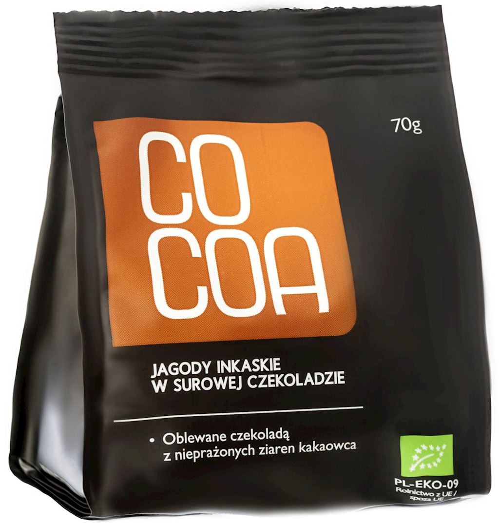 Plody Mochyně Peruánské V Surové Čokoládě Bio 70 g Cocoa