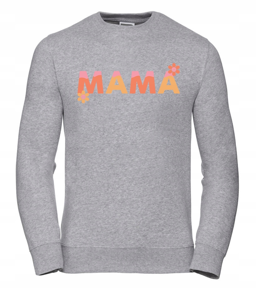 Dámská Mikina Nápis Mama M šedá