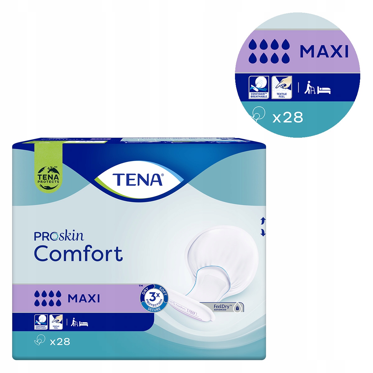 

Pieluchy dla dorosłych Tena Comfort Maxi 28