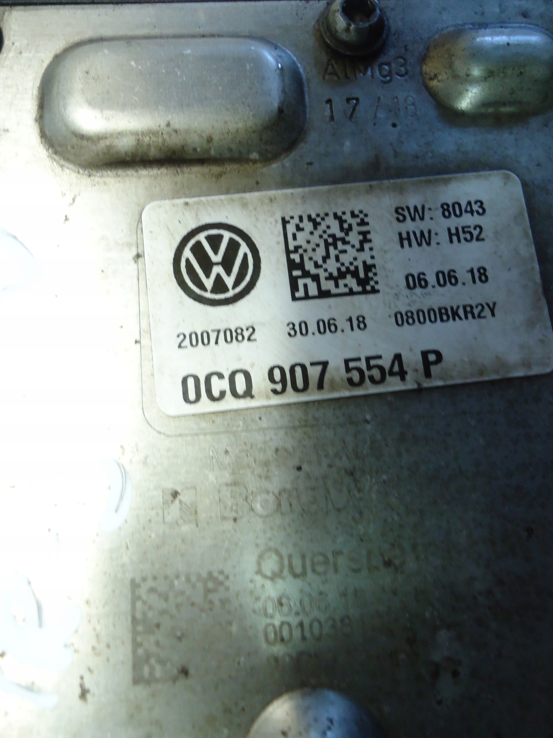 VW GOLF VII control unit gearboxes 0CQ907554P
