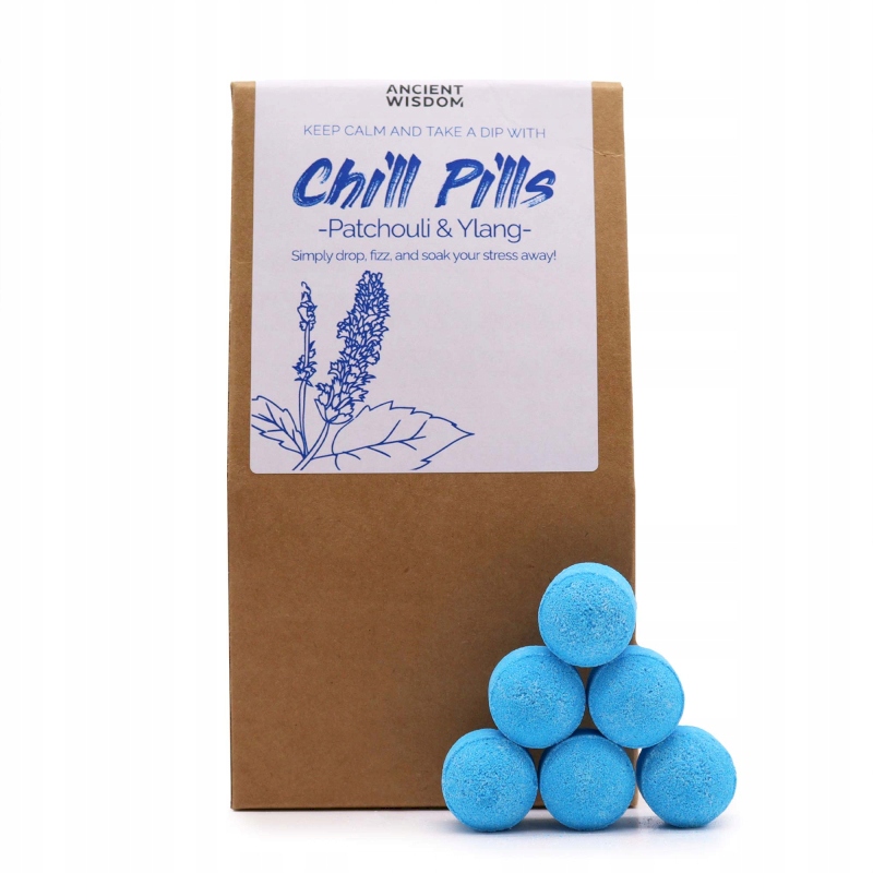 Sada šumivých pilulek 350 g ylang a pačuli
