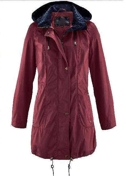 *lucky1616* Stylová Pohodlná Bunda Parka 40 L