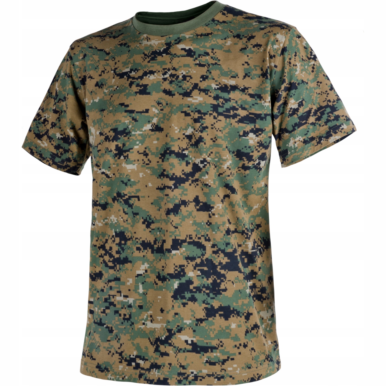 Koszulka bawełniana T-shirt Helikon Usmc Digital Woodland TS-TSH-CO-07 L