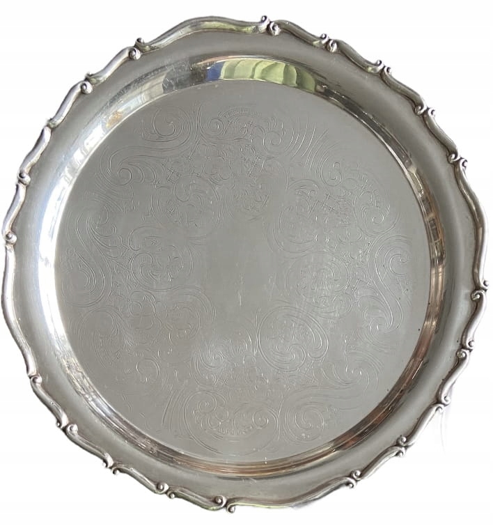 Taca okrągła, plater, pocz. XX w.