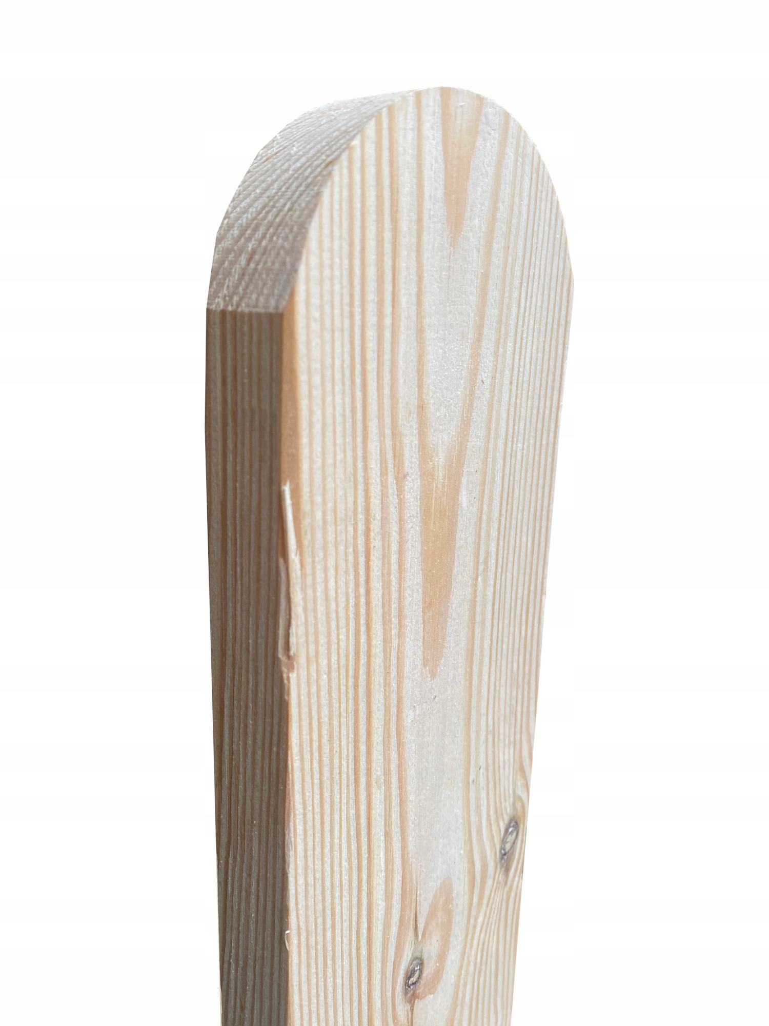 Sztacheta drewniana 2x9x150 cm gładka sosnowa zaokrąglona WYSOKA JAKOŚĆ Marka inna