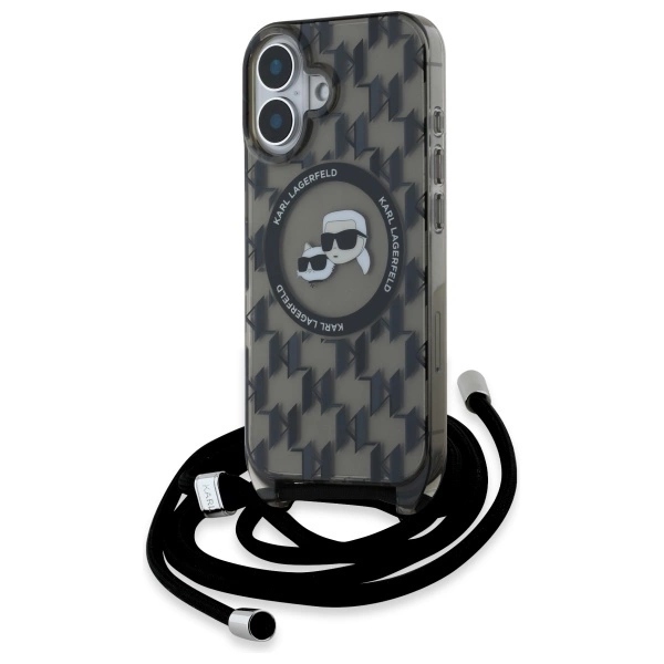 Karl Lagerfeld Etui KLHMP16SHCKCKLCK Do Iphone 16 6.1 Magnetyczne Crossbody