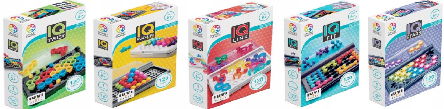 Smart Games Iq Twist+ Puzzler Link Fit+ Stars