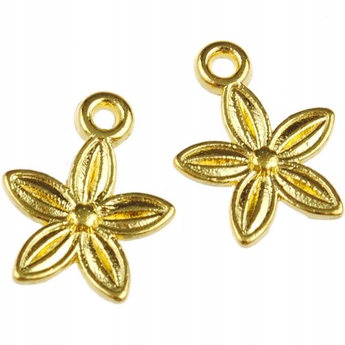 Zawieszka Kwiatek Charms 13X10MM 4SZT