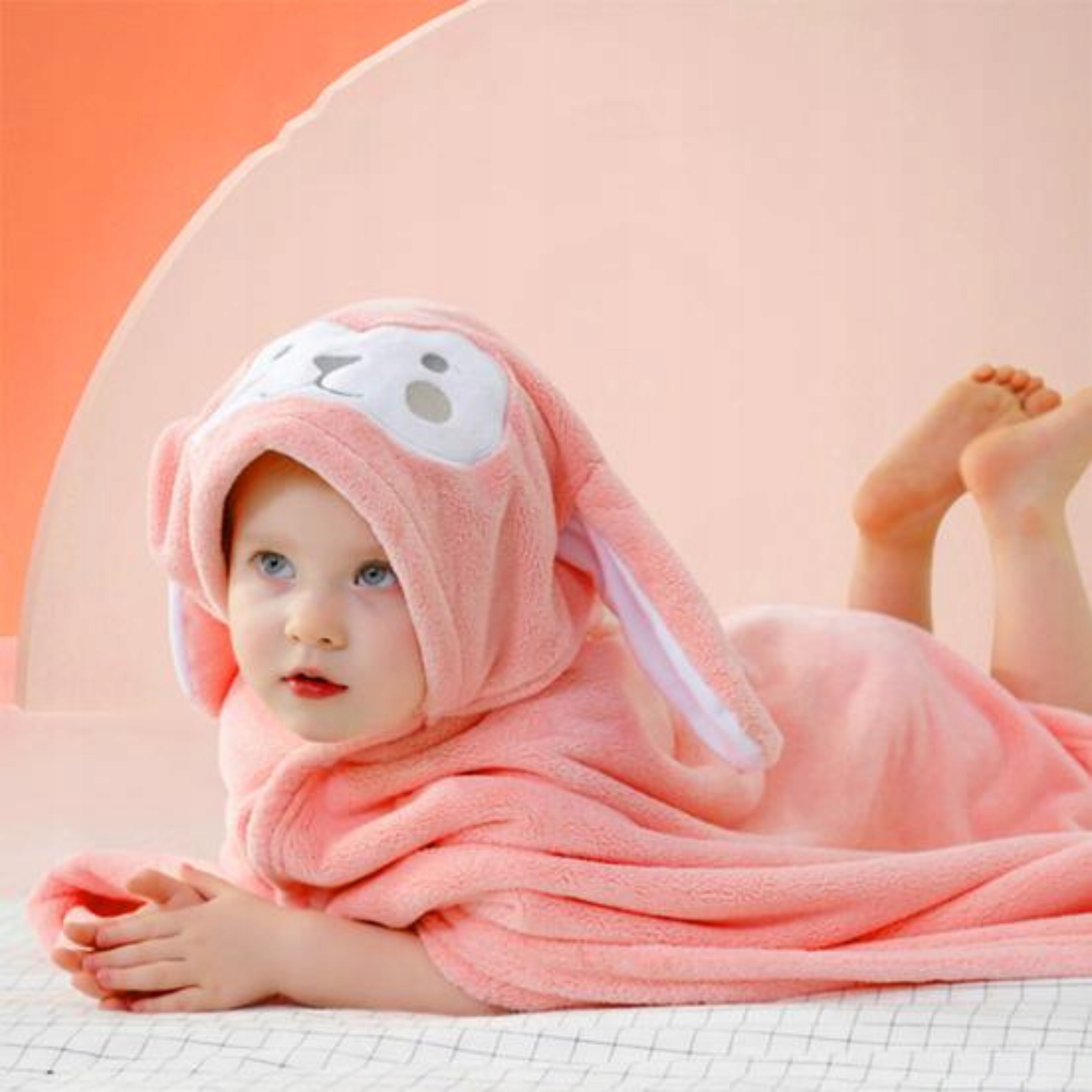 RĘCZNIK OKRYCIE KĄPIELOWE Z KAPTUREM 70X140 KĄPIELOWY PONCZO DLA DZIECI Marka inna marka