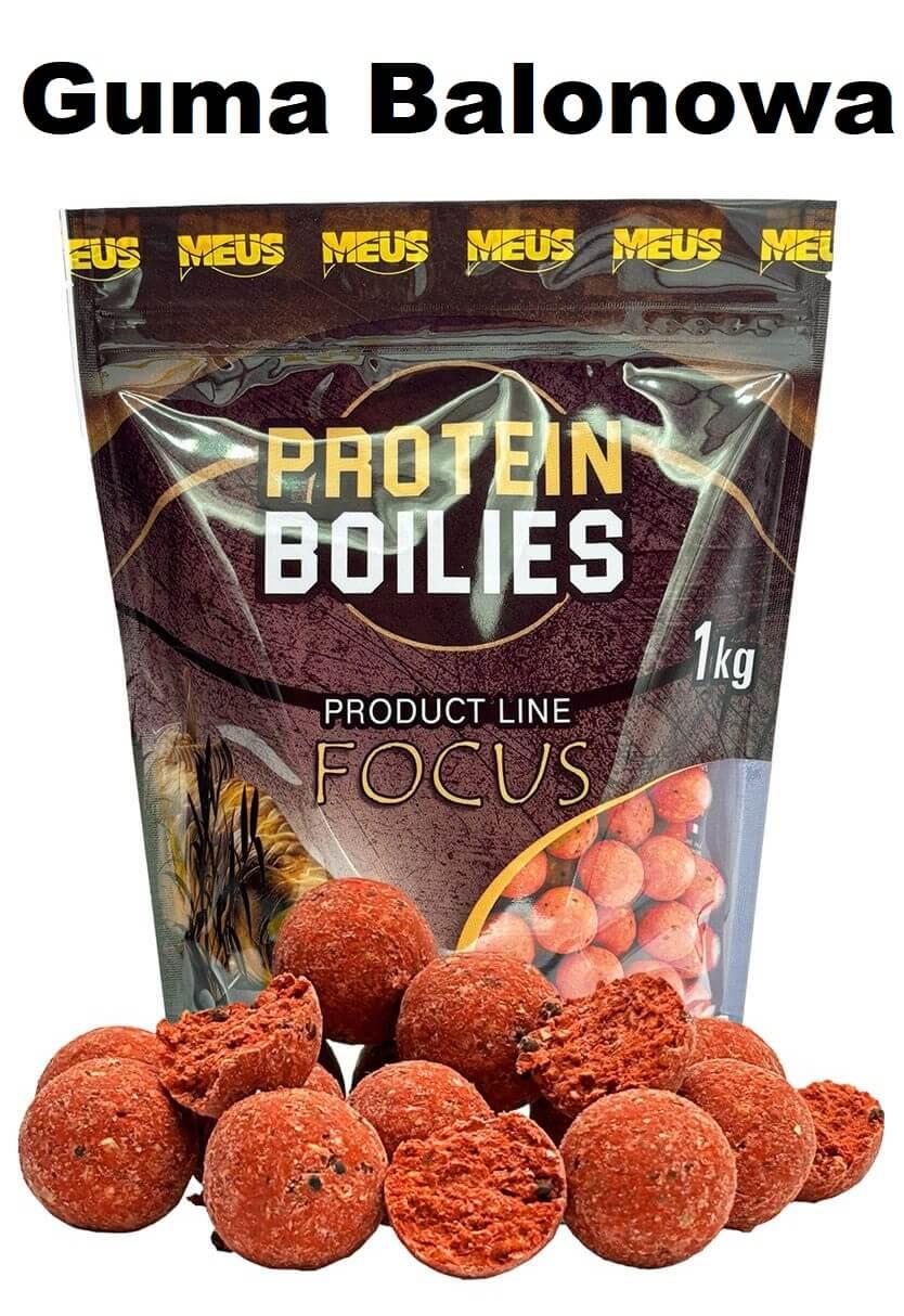 Kulki zanętowe Meus Focus 18mm Guma Balonowa 1kg