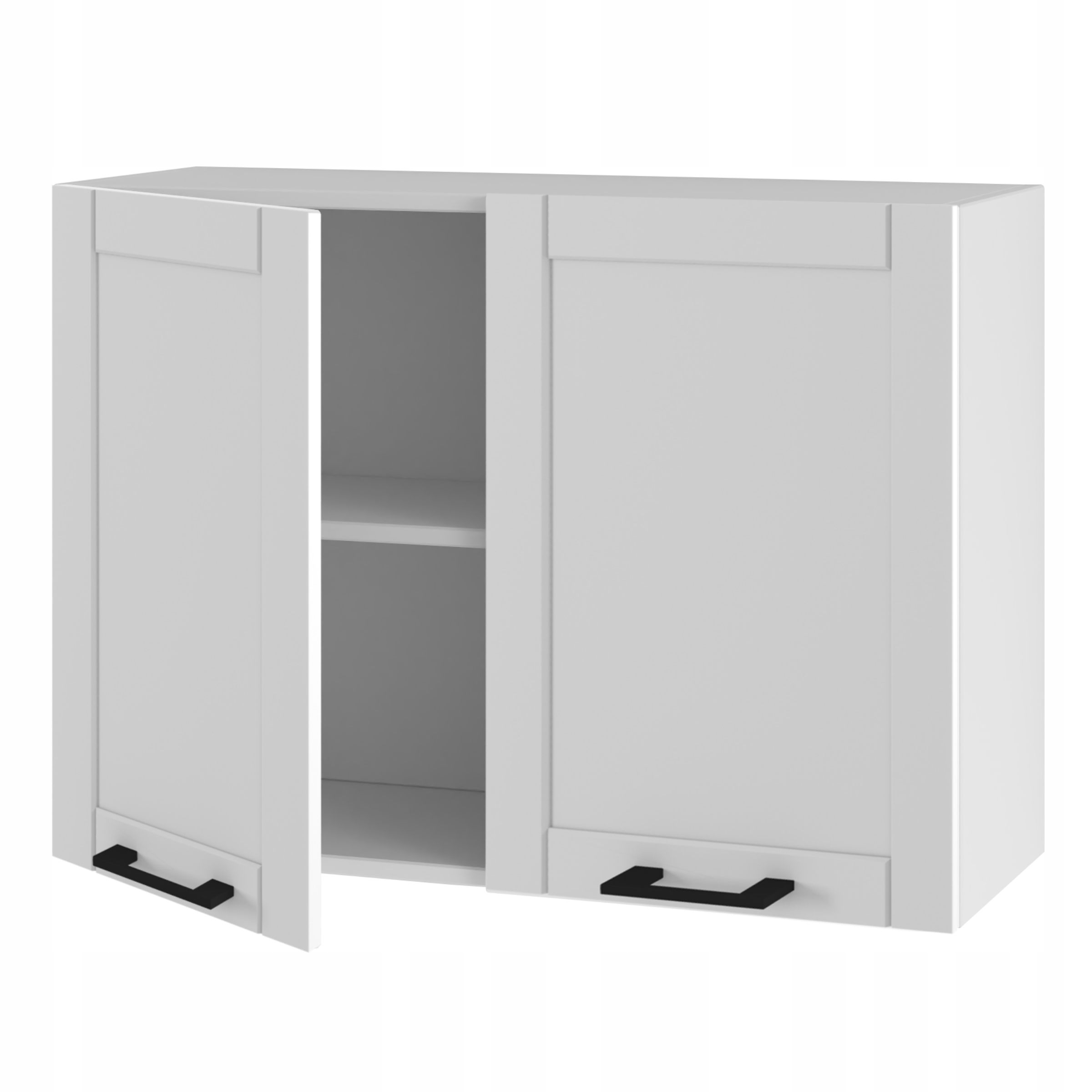 Horná kuchynská skrinka 80 Ramka biela matná do súpravy