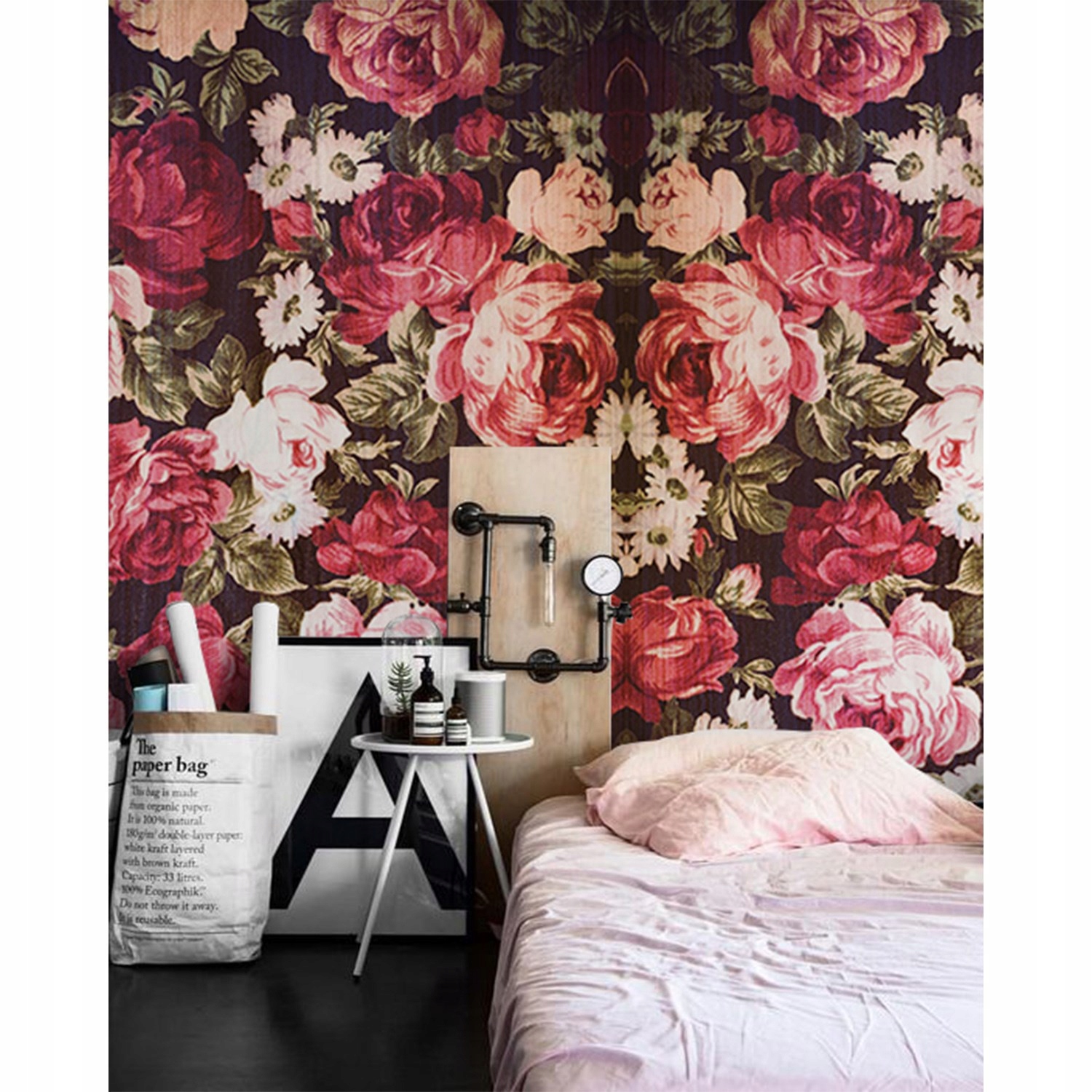 

Tapeta ścienna Vintage romantyczne róże 290x290 cm