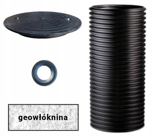 Sada drenážní studna 315 1 m Těsnění Geo