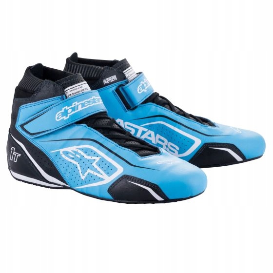 Topánky Alpinestars Tech 1-T V3 homologácia Fia modro-čierne 42
